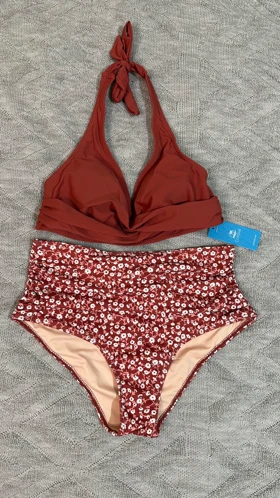 مایو دو تکه بیکینی کاپشه انگلیس کد CAA12C4E023JC