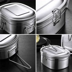 ظرف غذا داخل استیل سایز متوسط