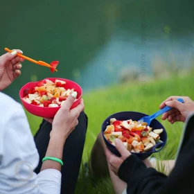 بشقاب سفری مدل لایف کمپ