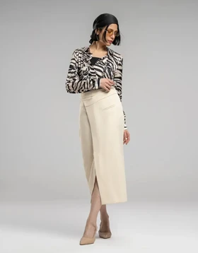 ساتن ابریشم گورخری