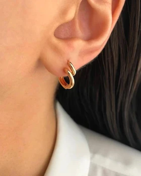 گوشواره حلقهای پیچ ژوپینگ