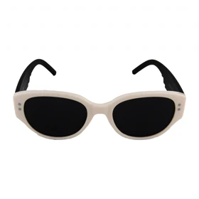 عینک آفتابی ورساچه سفید مشکی