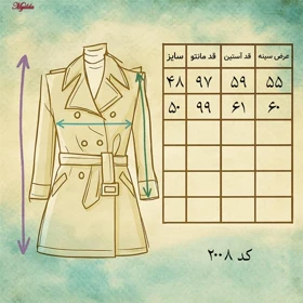 مانتو زنانه عصر جدید رنگ سرمه ای مدل 5402-2008