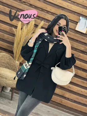 مانتو کمردار سرشونه پاگون