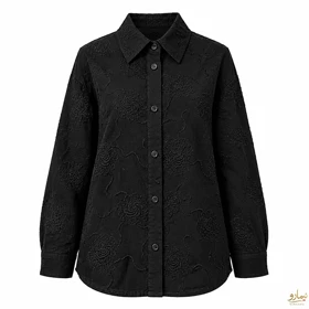شومیز سوزندوزی گل پیچ