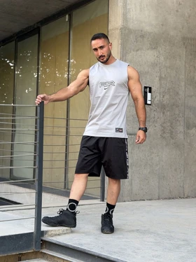 رکابی ورزشی حلقهای NIKE AIR طوسی