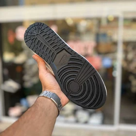 کتانی نایک ترویس مشکی سفید کد 6671