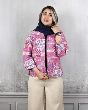 کت گلیمی بغل چاک‌دار زنانه 0827
