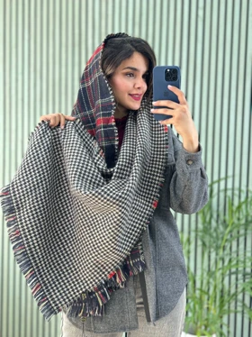 شال موهردار دورو