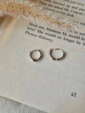 گوشواره حلقه ساده ریز ژوپینگ M49