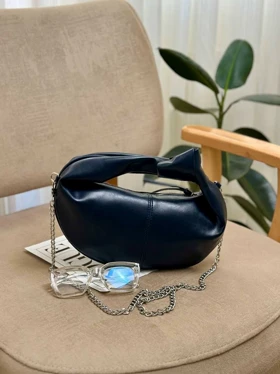 کیف دستی/دوشی زنانه مدل مانزا کد EB749 (سرمه ای)