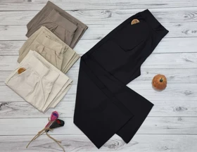 شلوار بگ لینن کد 30115