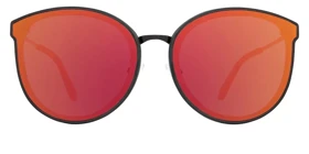 عینک آفتابی اسپای SPY Colada Matte Trans Gray Gloss Black - Rose with Burgundy Flash Mirror