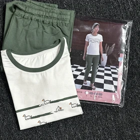 ست تیشرت و شلوار راحتی زنانه/کد:6314