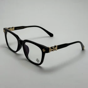 عینک بلوکات کروم هارتز مشکی طلایی Chrome Hearts 2273 با پک کامل کروم هارتز - کیفیت مستر