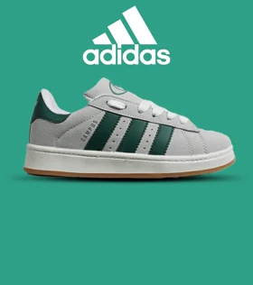 کفش کتانی مردانه و زنانه طوسی سبز ADIDAS Campus مدل 6485