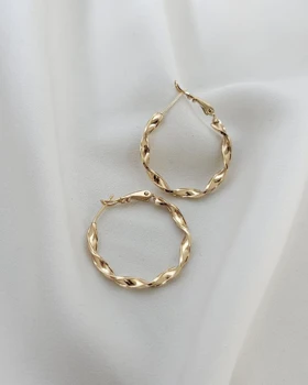گوشواره حلقه‌ای تابان ژوپینگ
