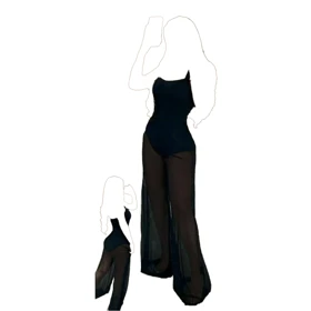 بادی و شلوار تور برند تانیش کد 9138