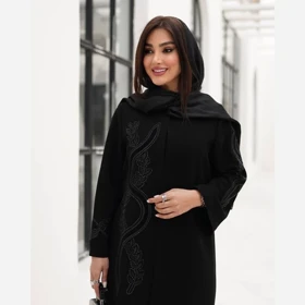 مانتو کتی زنانه مجلسی طرح دار