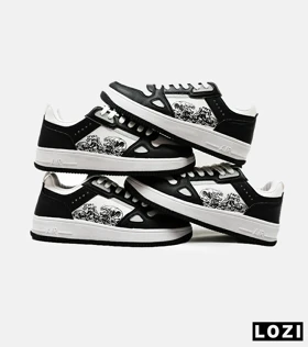 کفش کتانی مردانه مشکی سفید NIKE AirForce Draw مدل 4966