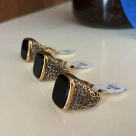 انگشتر مردانه استیل کد am10034