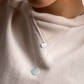 گردنبند نقره حکاکی "کالکشن حرکات دست" کد 051203