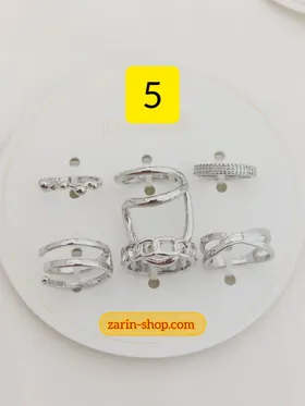 انگشتر استیل زنانه پکی مینیمال