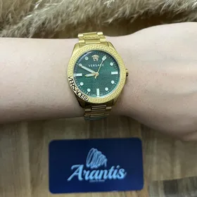 ساعت ورساجه Greca زنانه طلایی صفحه سبز w-3505
