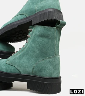 بوت مردانه سبز کله غازی BERSHKA