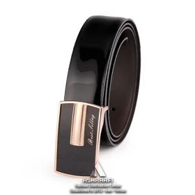 کمربند ورنی مردانه Patent Leather Belt BL39