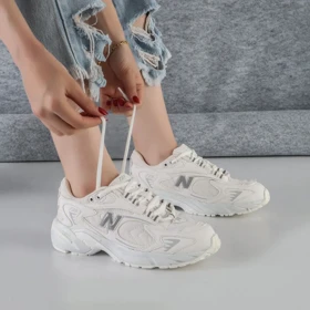 کفش و کتانی زنانه و دخترانه مدل نیوبالانس725 NEW BALANCE رنگ سفید کد 9198