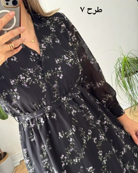 پیراهن حریر گلشید 1