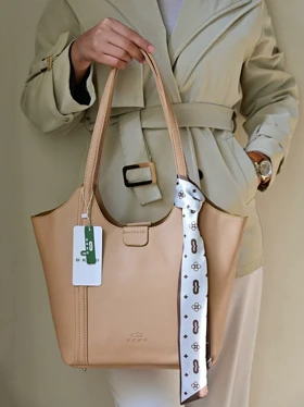 کیف دوشی زنانه بنو مدل تمنا کد BENO 4930 (کرم)