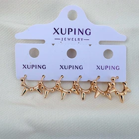 گوشواره میخی طرحدار ژوپینگ