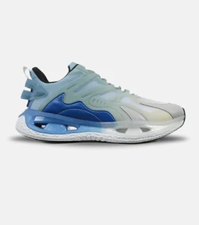 کفش کتانی مردانه آبی سفید ADIDAS Customize Run