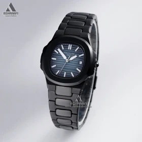 ساعت پتک فیلیپ بند مشکی Patek Philippe Nautilus 751