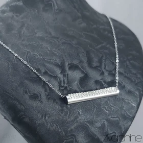 گردنبند زنانه استیل طرح سواروسکی 50013