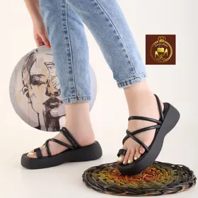 صندل لژدار لا انگشتی زنانه دو حالته F 29