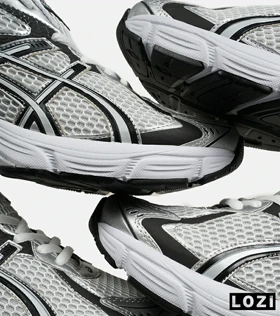 کفش کتانی مردانه سفید مشکی ASICS GT-2160
