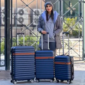 چمدان وارداتی هوسونی مدل HOSSONI - HSN40158 NEW LINE -(20-24-28)-Series سری سه عددی