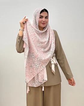 شال پلیسه دخترانه مدل پروانه