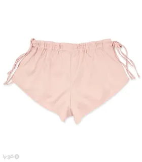 ست شورتک و نیم‌تنه بندی ساتن و دانتل Neev نیو کد Swan 4419 صورتی Pink