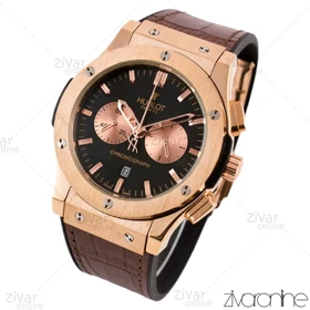 ساعت هابلوت مردانه کلاسیک فیوژن سه موتوره بند چرم قهوه ای 102220