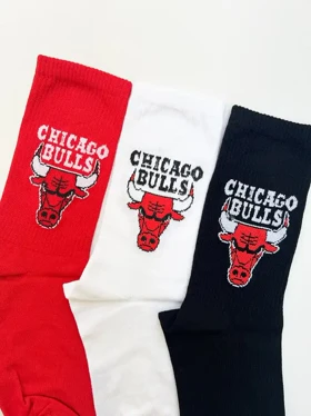 جوراب ساق بلند طرح شیکاگو بولز CHICAGO BULLS یونیسکس