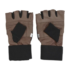دستکش بدنسازی ماراتن مدل 4400 قهوه ای روشن