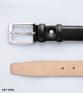 کمربند چرم طبیعی