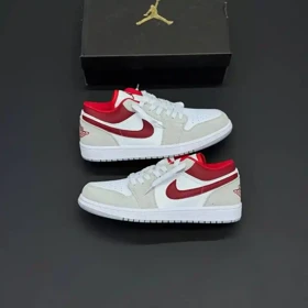 کفش نایک ایر جردن وان اس ای کرم قرمز Nike Air Jordan 1 SE Cream Red