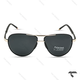 عینک دودی پورشه مردانه P1090-3 مشکی سیلور پلاریزه Cartier-9988-G