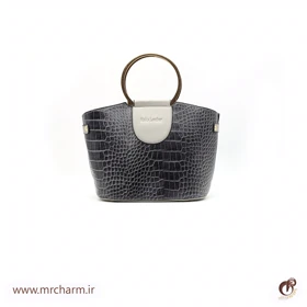 کیف زنانه مجلسی دسته حلقه‌ای
