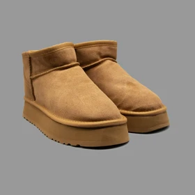 آگ کلاسیک اولترا پلتفرم فندقی Ugg Classic Ultra Platform Chestnut